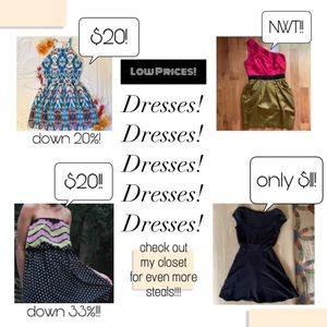 Low Prices and Dropped Prices on Dresses!! 💞✨